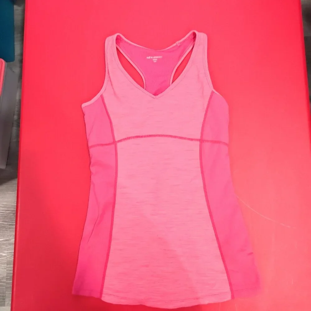 Tuff Athletics tank top with pocket pink women's size S - Picture 1 of 6
